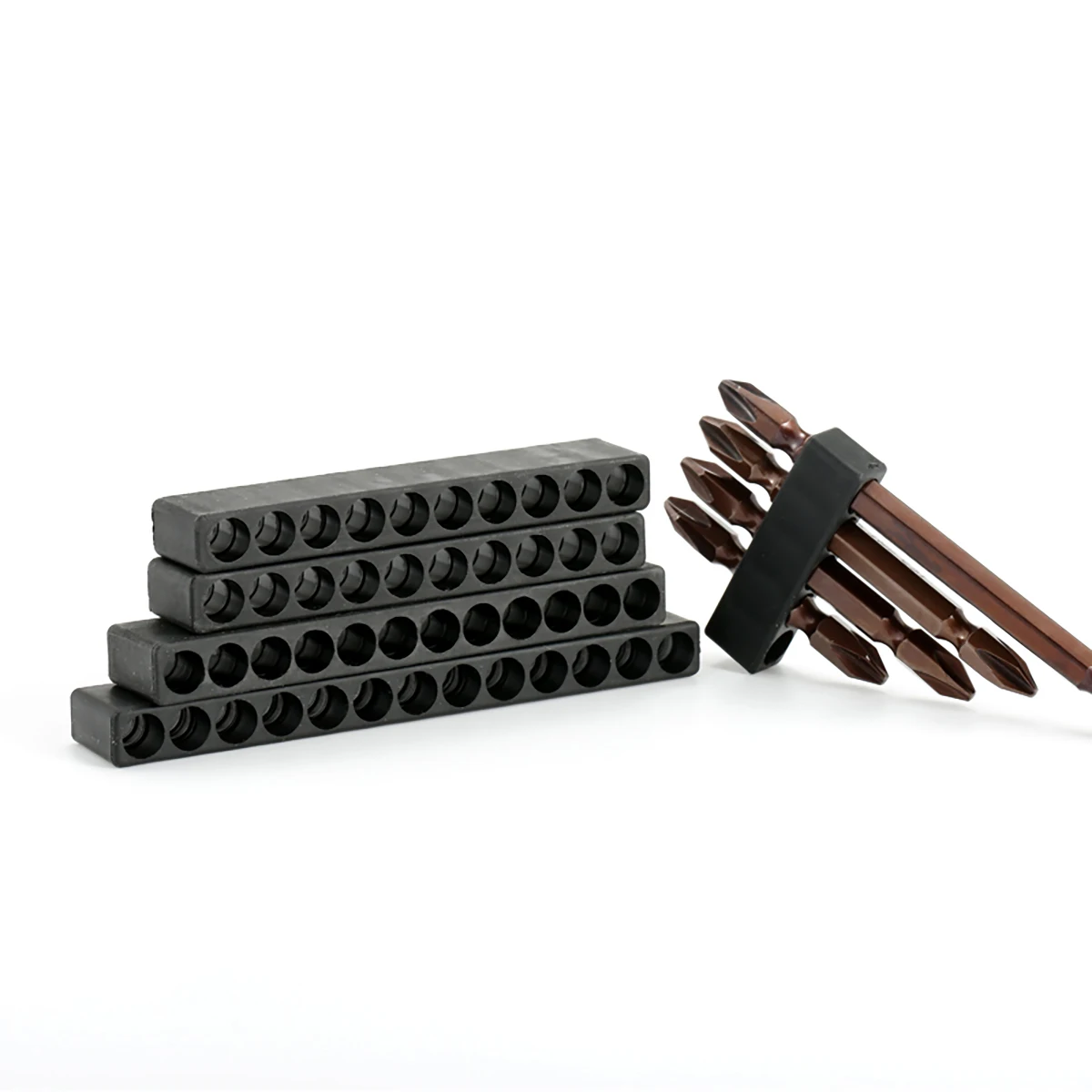 

Electric Hexagonal Air Screwdriver Head Storage Strip / Soft Rubber Seat 6.35mm Cross Screwdriver