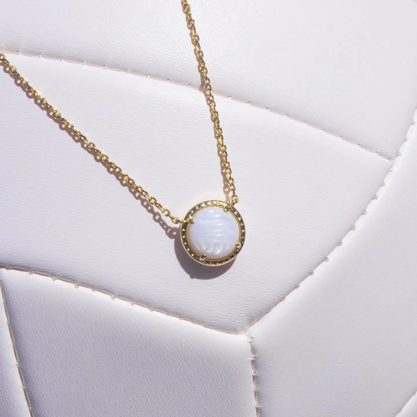 Metal Ks Sportystyle Resin Volleyball Trumpet Bugle Necklace for Women