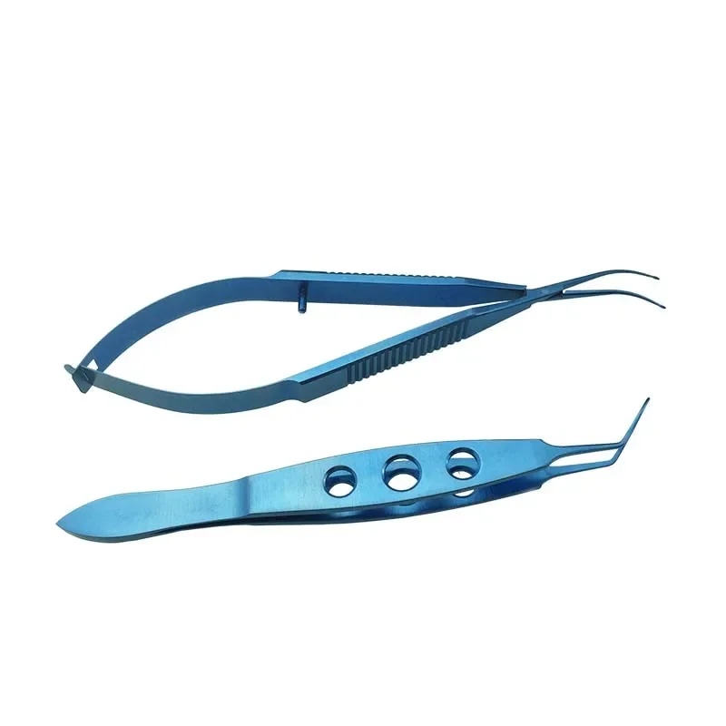 

1pcs Duckbill Lens Implantation Tweezers Intraocular Lens Holding Forceps Half-type Soft Crystal Folding Ophthalmic Instrument