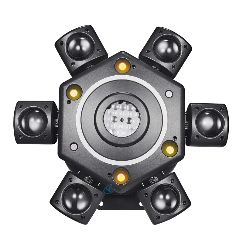 DJ Equipment 100W Six Arms Beam Led Moving Head Party Disco Ball Lights Effect S
