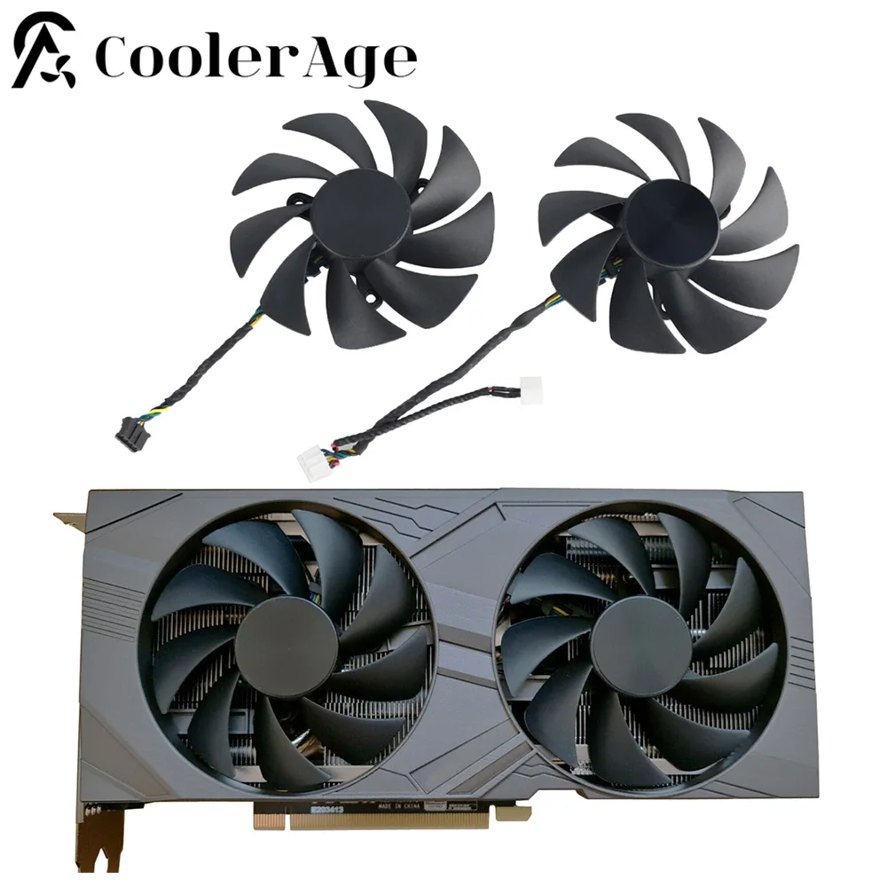 87Mm 12 12V 0.55A Ventola Di Raffreddamento A Due Cuscinetti A Sfera Per Lenovo Rtx 3060 Ti 3070 3080 3090 Ventola Della Scheda Grafica