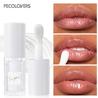 Glitter Plumping Lip Gloss Jelly Strawberry Moisturizer Fruit Lip Oil Transparent Fullness Lip Tint Gel Soft Tube Makeup LipCare 1