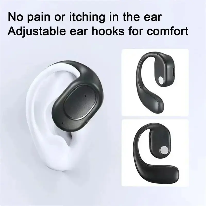 Wireless Headphones Bluetooth Headset With Microphone Bone Conduction Handsfree Noise Canceling Earphones For Driving Audifonos - Image 4