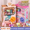 Children Gashapon Machine Mini Claw Arcade Crane Cartoon Doll Blind Box Egg Twisting DIY Educational Games Toys for Kids Gifts 1