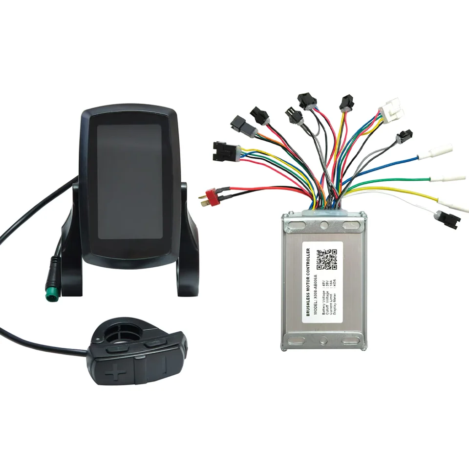 Kit Conversion Vélo électrique KD986 + X040-AXC001C – Écran LCD Contrôleur 48V – 250W à 1000W
