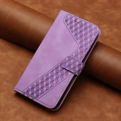Magnetic Strap Flip Leather Phone Case Cover for Motorola Moto G41 (PURPLE)