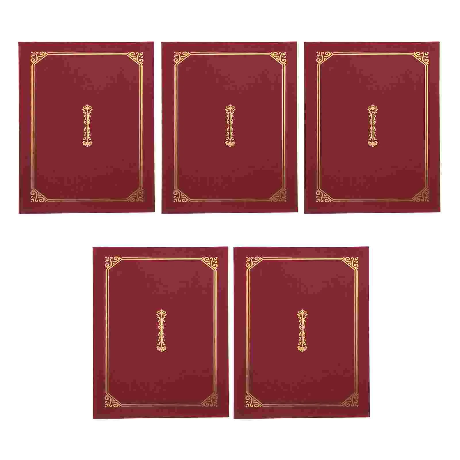 Certificate Diploma Holder Cover Document Paper Covers Holders Black Frame Folder Graduation Award Folders A4 Blue Binder Frames