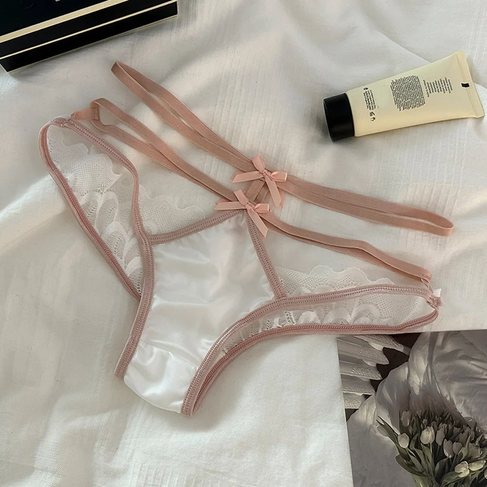 Women's Panties Satin Briefs Women Lingerie Color  Underwear Sexy Lingerie For Women