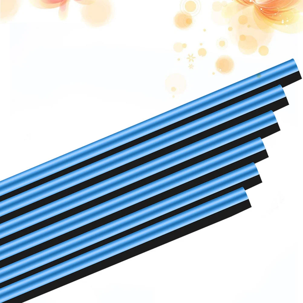 

U Shape Car Air Outlet Vent Moulding Trim Strip Auto Interior Accessory Air Conditioner Outlet Vent Grille Decoration 50PCS Blue