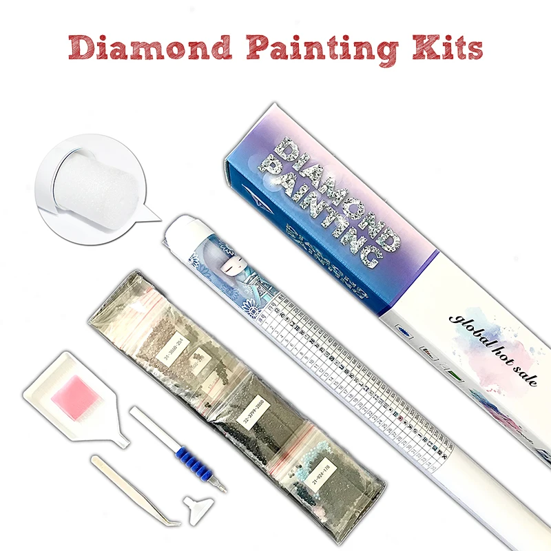 5D DIY Diamond Painting Kit girl Mermaid Princess ghost Art Full Square&Round Diamond mosaic embroidery Cross stitch home decor - 5