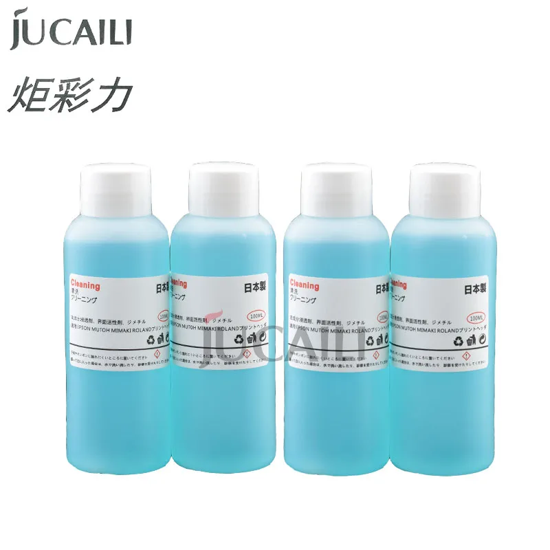 Jucaili DTF Cleaning Liquid For Epson Roland DX5 4720 printhead Printer Cleaning Solution Ink Cleaner Outdoor photo machine