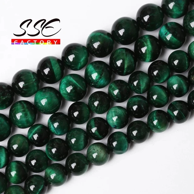 5A Quality Natural Stone Blue Tiger Eye Beads Round Loose Beads 6 8 10 12mm For Jewelry Making DIY Charm Bracelet 15
