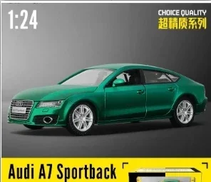 1: 24 Audi A7 R8LMS Модель гоночного автомобиля из сплава открывающаяся дверь детская игрушка подарок для мальчика