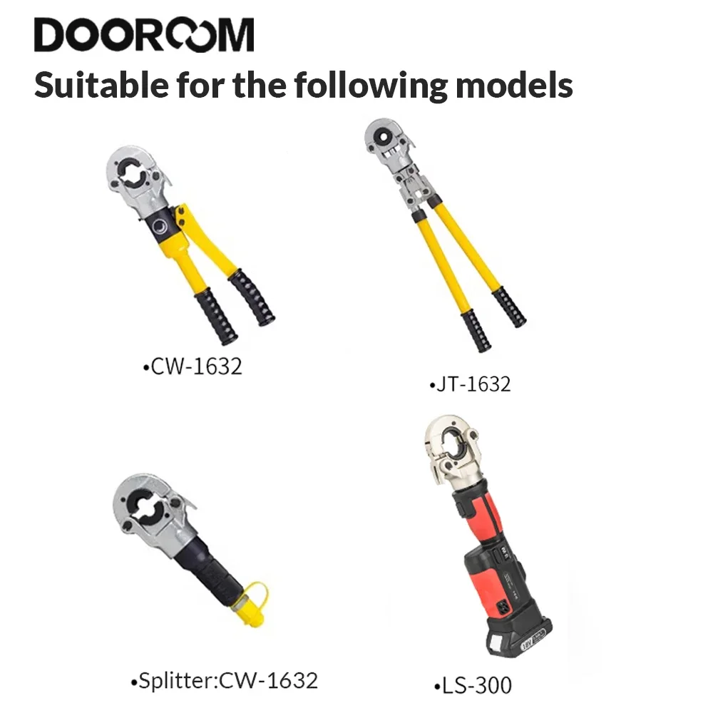 DOOROOM U TH Type 16/20/25/32 Customisable Die Heads for 1632 Tube Press Pliers 6