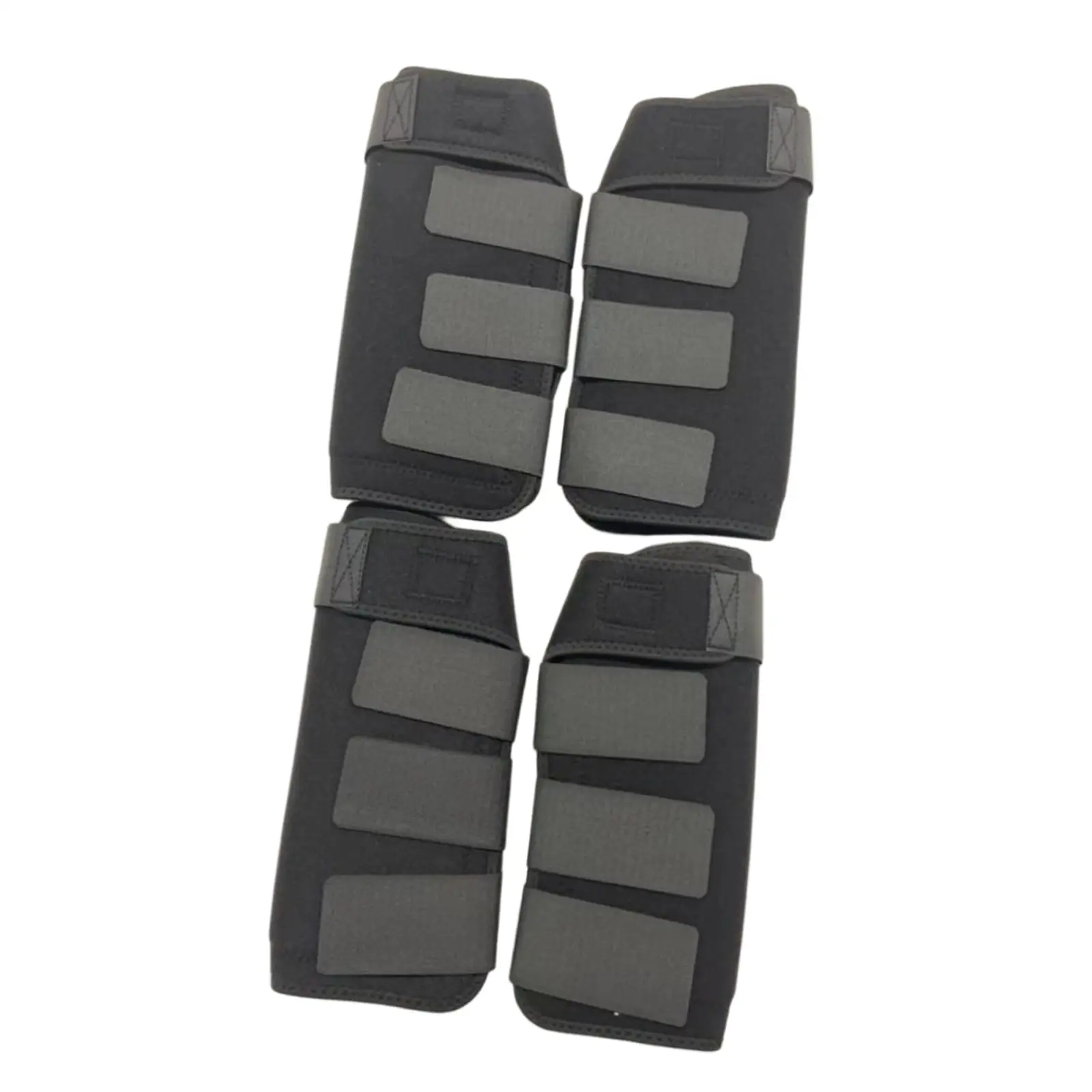 4x Neoprene Horse Boots Leg Protection Wraps Shockproof Protector Gear for Jumping Training Riding Equestrian Equipment