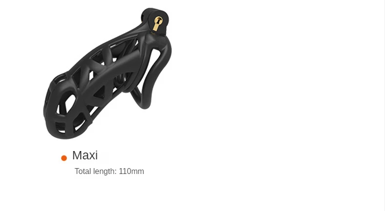 Resin Male Chastity Device Cobra With 4 Ring Sleeve Lock Cage Bondage Belt Fetish Sex Toy For Men_voghion.com