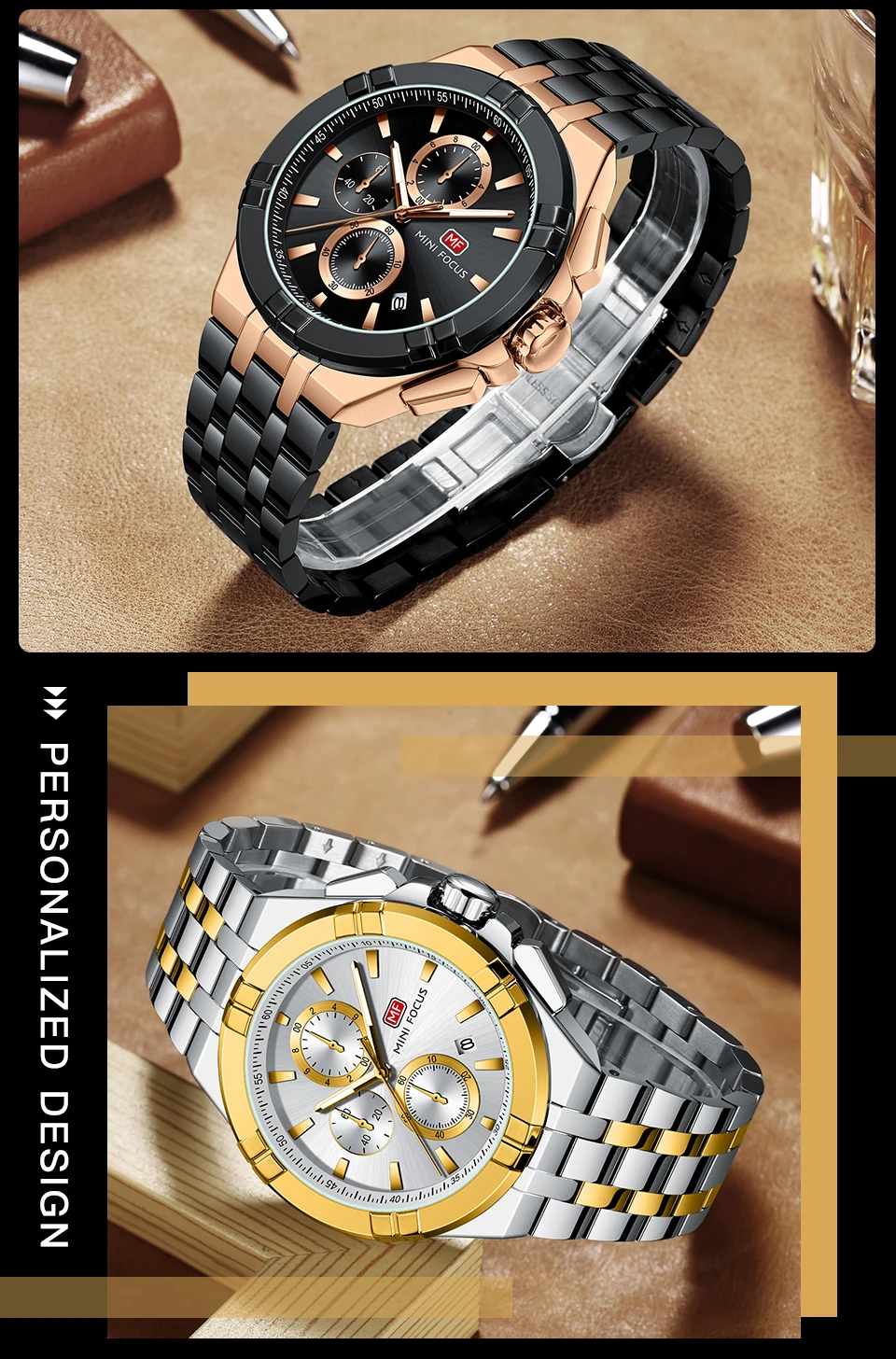 MINI FOCUS Quarzuhr für Herren, wasserdicht_voghion.com