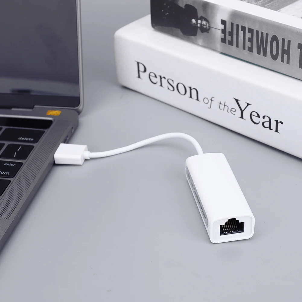 Wired LAN Adapter 100Mbps Network Card Support Windows XP/7/Vista Linux Anti-interference for Macbook Wii Tablet