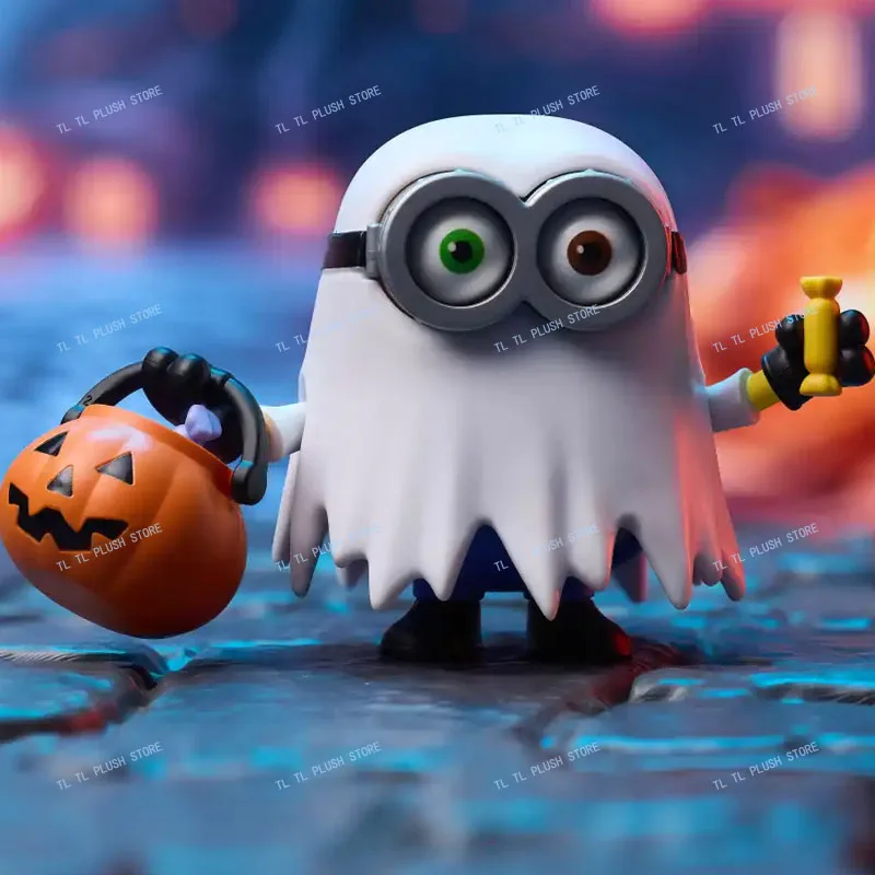 New Blokees Halloween Minion Mokoo Version 3th Blind Box Naughty