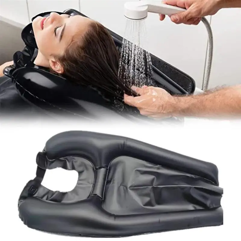

New Inflatable Shampoo Basin Portable Shampoo Pad Quickly Inflate Deflate Hair Washing Basin For Pregnant Women Elderly PVC