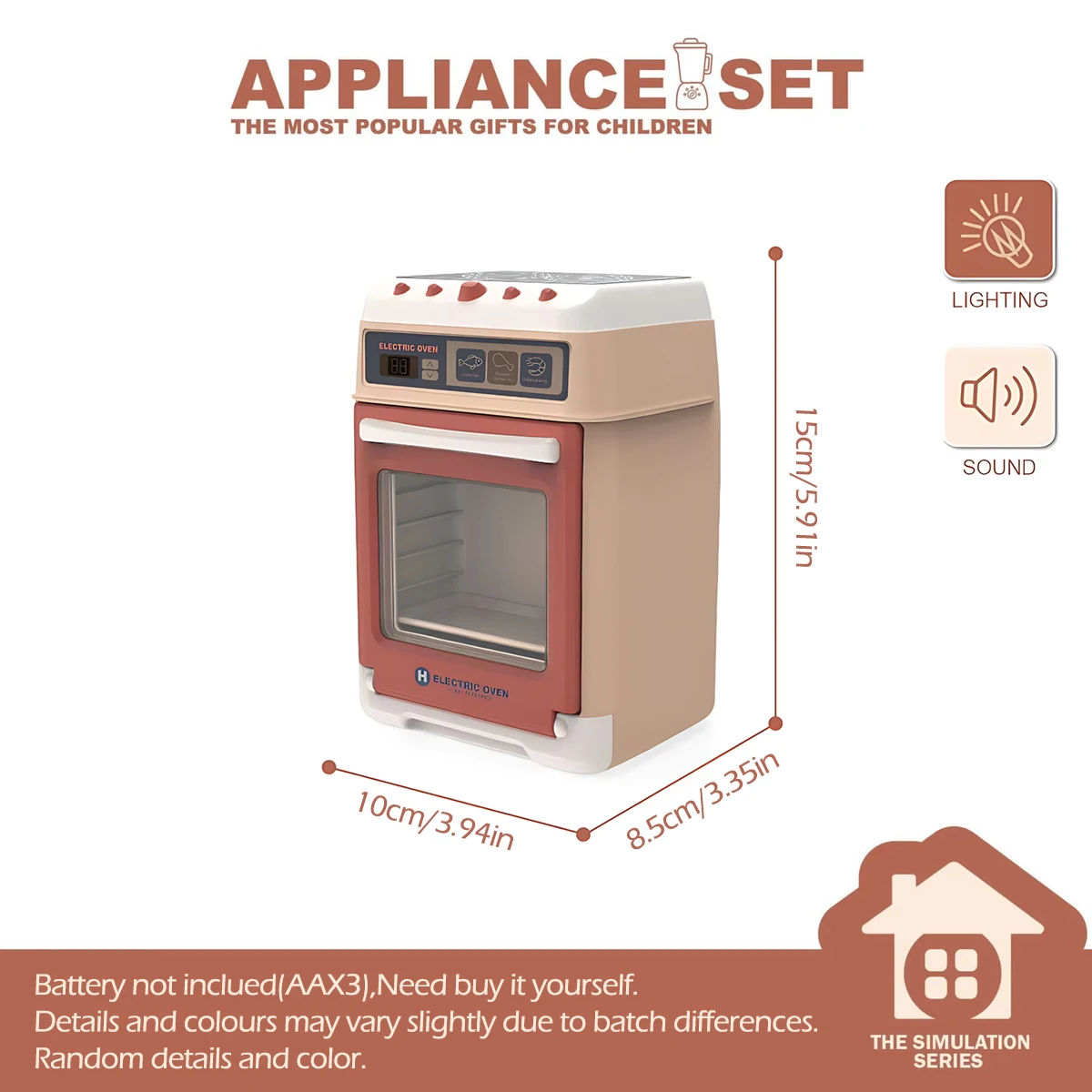 Realistic Interactive Kitchen Appliance Toy Set - Creative & Lifelike Household Accessories