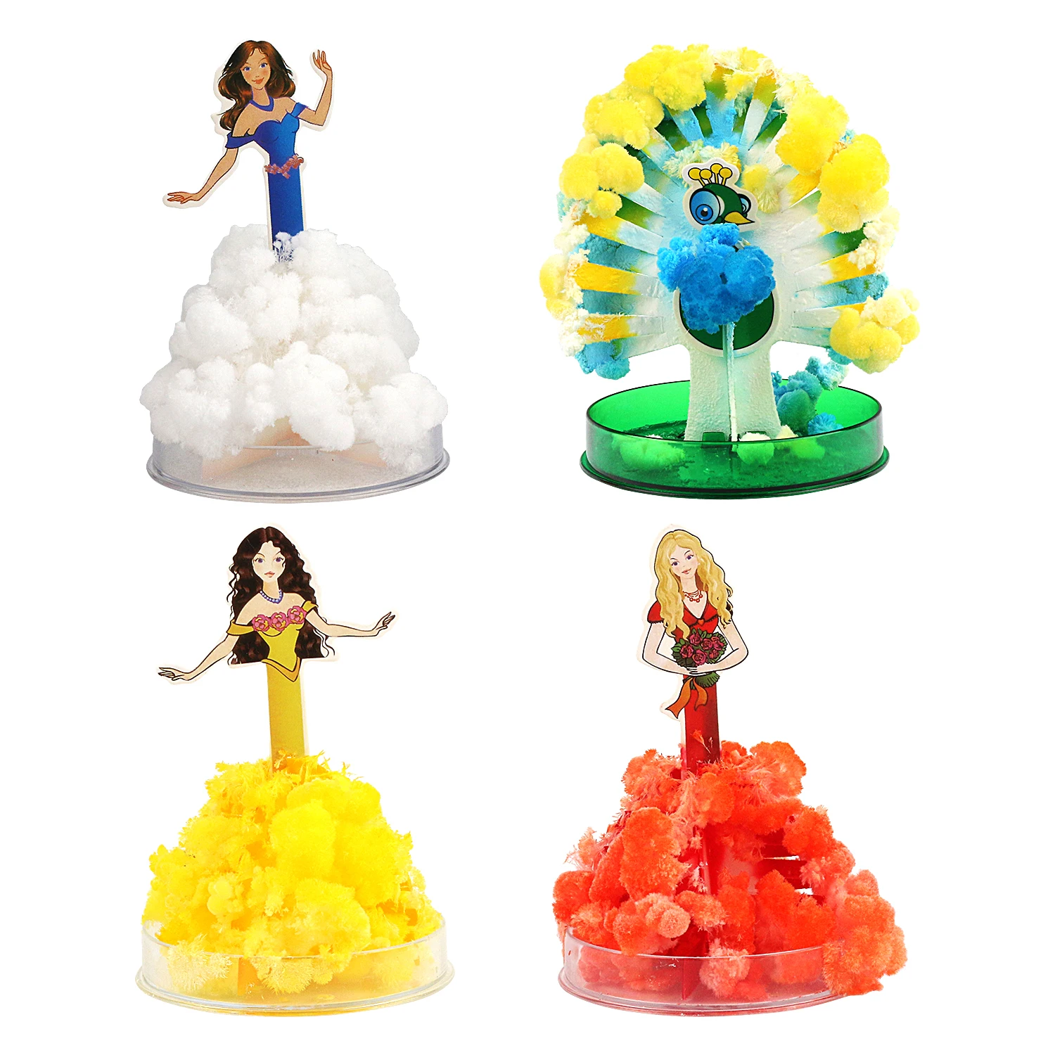 

Цветущее бумажное дерево, волшебный материал «сделай сам», упаковка игрушек, настольное украшение, наука и образование, новинка, эксперимент