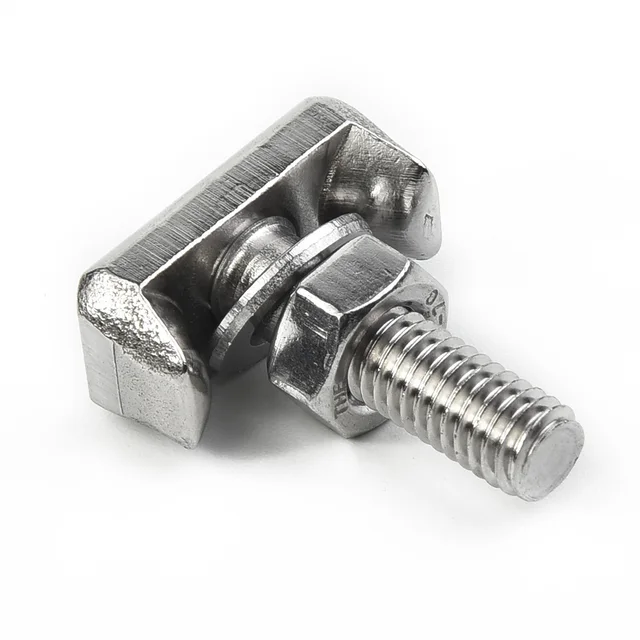 High Quality Practical Useful 2pcs T-Bolts Connectors Replace Spare Stainless Steel Terminal #6X0915138 Battery