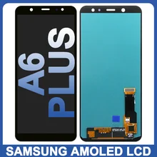 6.0" Super AMOLED For Samsung Galaxy A6 Plus A605F A605FN A605G Lcd Display Touch Screen Replacement Digitizer Assembly