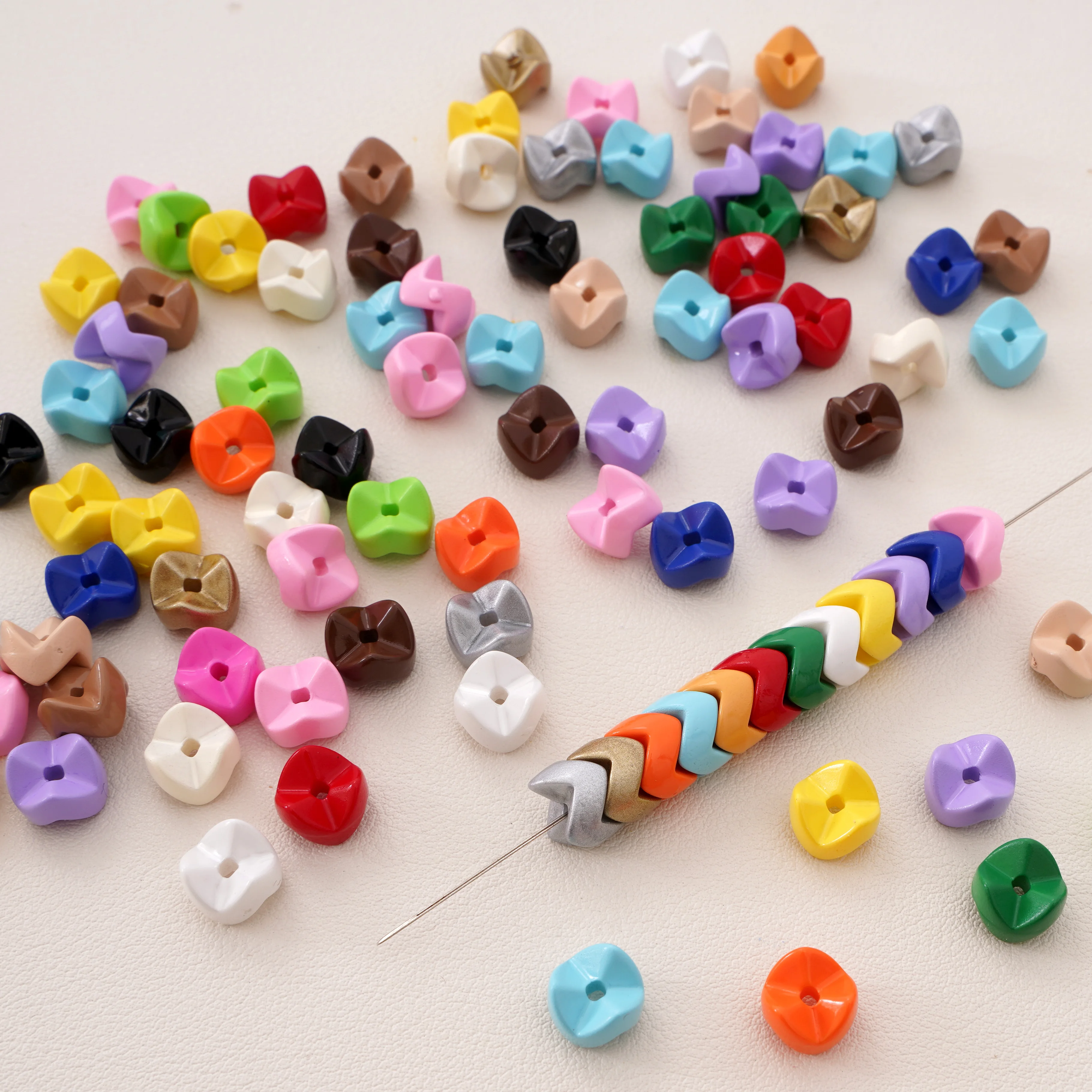 5/20Pcs Multi-Farbe Acryl Spray Painted Getriebe Perlen Für Schmuck Machen DIY Telefon Kette Armband Halskette handwerk Zubehör