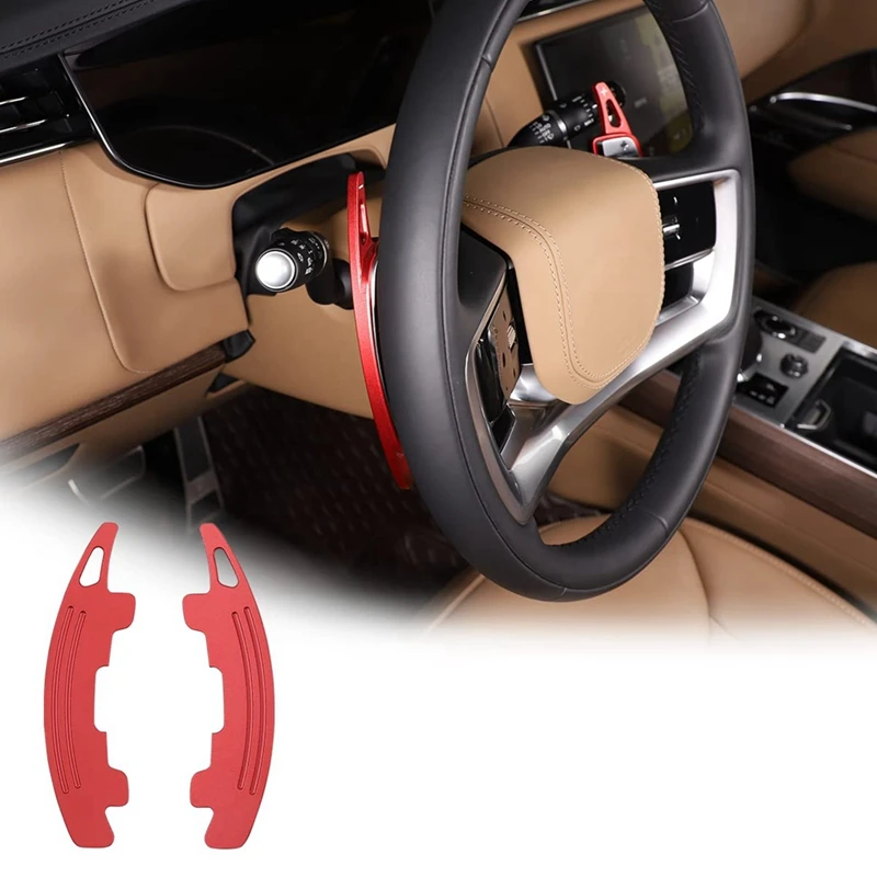 

Steering Wheel Shift Paddle Extended Trim For Land Rover Range Rover Velar/Evoque Defender Discovery 5/For Jaguar XELXFL