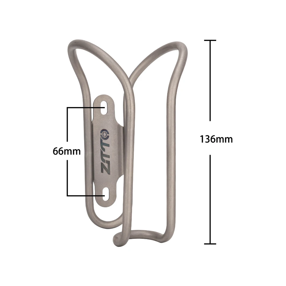 Bicycle Water Bottle Cage Bicycle Bottle Holder Water Bottle Holder 1pc Ti Alloy Water Bottle Mountain Bike Water Bottle Holder Cup Hollow Titanium Tube Bicycle Cages Accessories