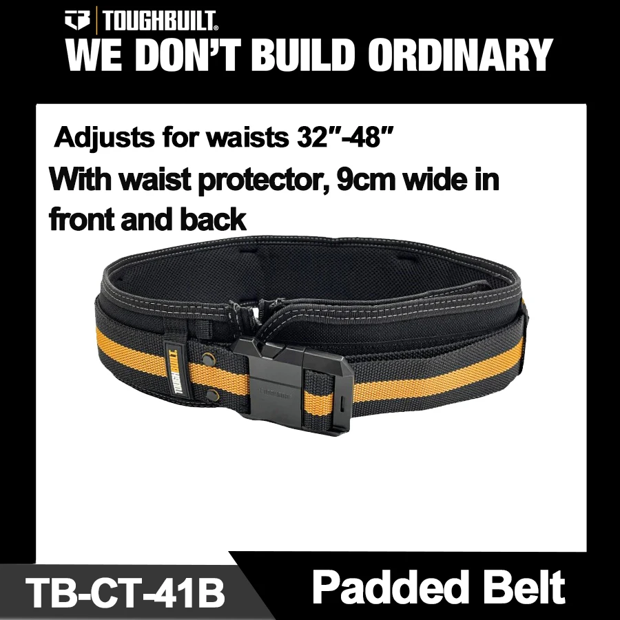 TOUGHBUILT 범용 작업 벨트 및 클립 기술 허브 다기능 패딩 벨트 TB-CT-40P TB-CT-41/41B/41P TB-CT-42 TB-CT-150