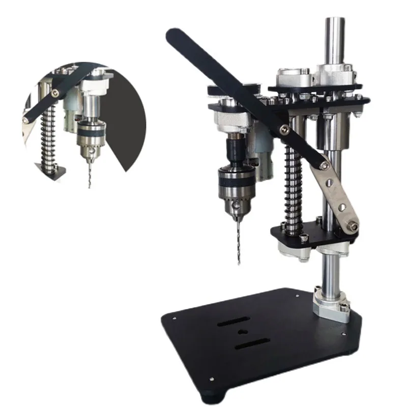 Portable Bench Drilling MachineHigh Precision Electric Bench Drill Tapping Machine B10 Chuck Bench  Drilling Bracket 2