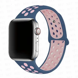 Vibrant Silicone Sport Strap for Smartwatch - Pride Edition Bracelet (Ocear pink 12)