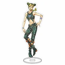 

Anime Figure JoJo Bizarre Adventure Cute Cosplay Acrylic Stand Model Plate Desk Decor Standing Sign Keychain Gifts