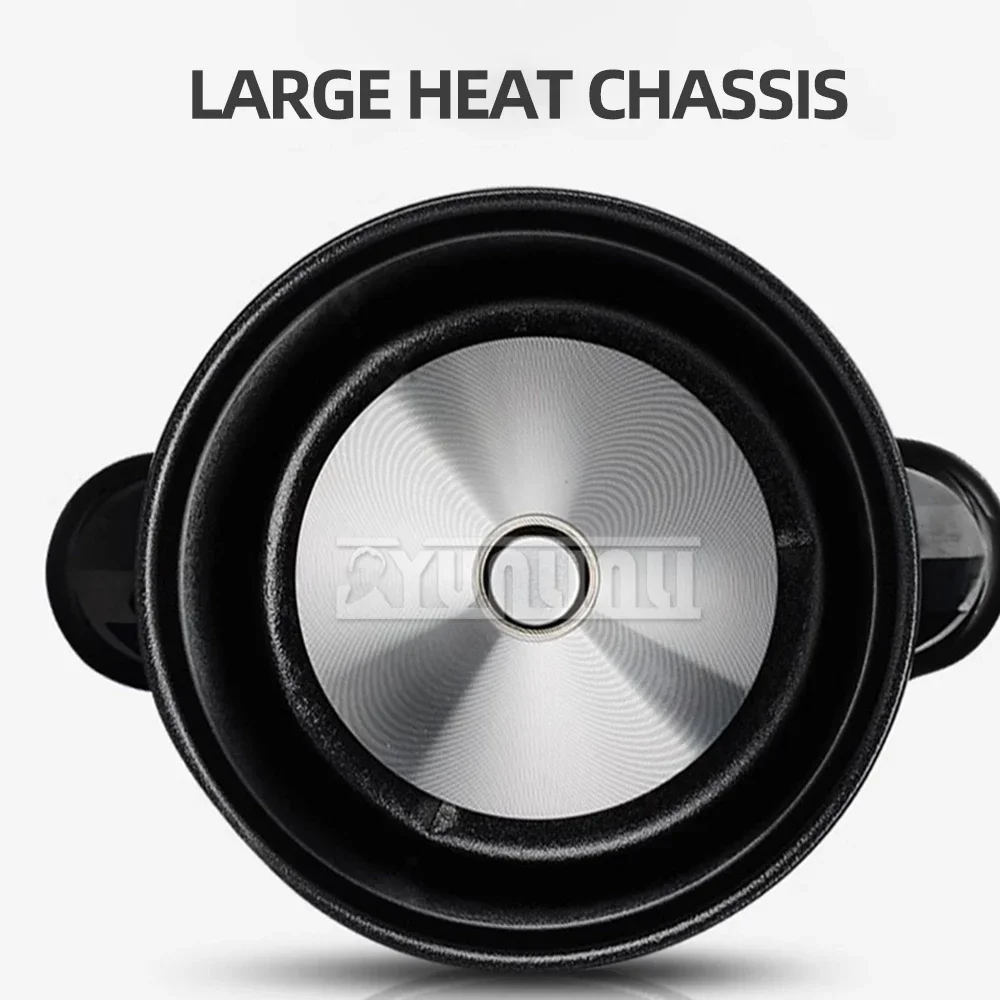 Household Multifunctional Stainless Steel Stew Pot High Capacity Electric Slow Cooker Home Appliances 6