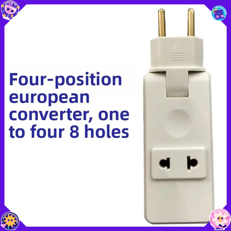 Compact Rotatable Outlet Power Strip - Ideal