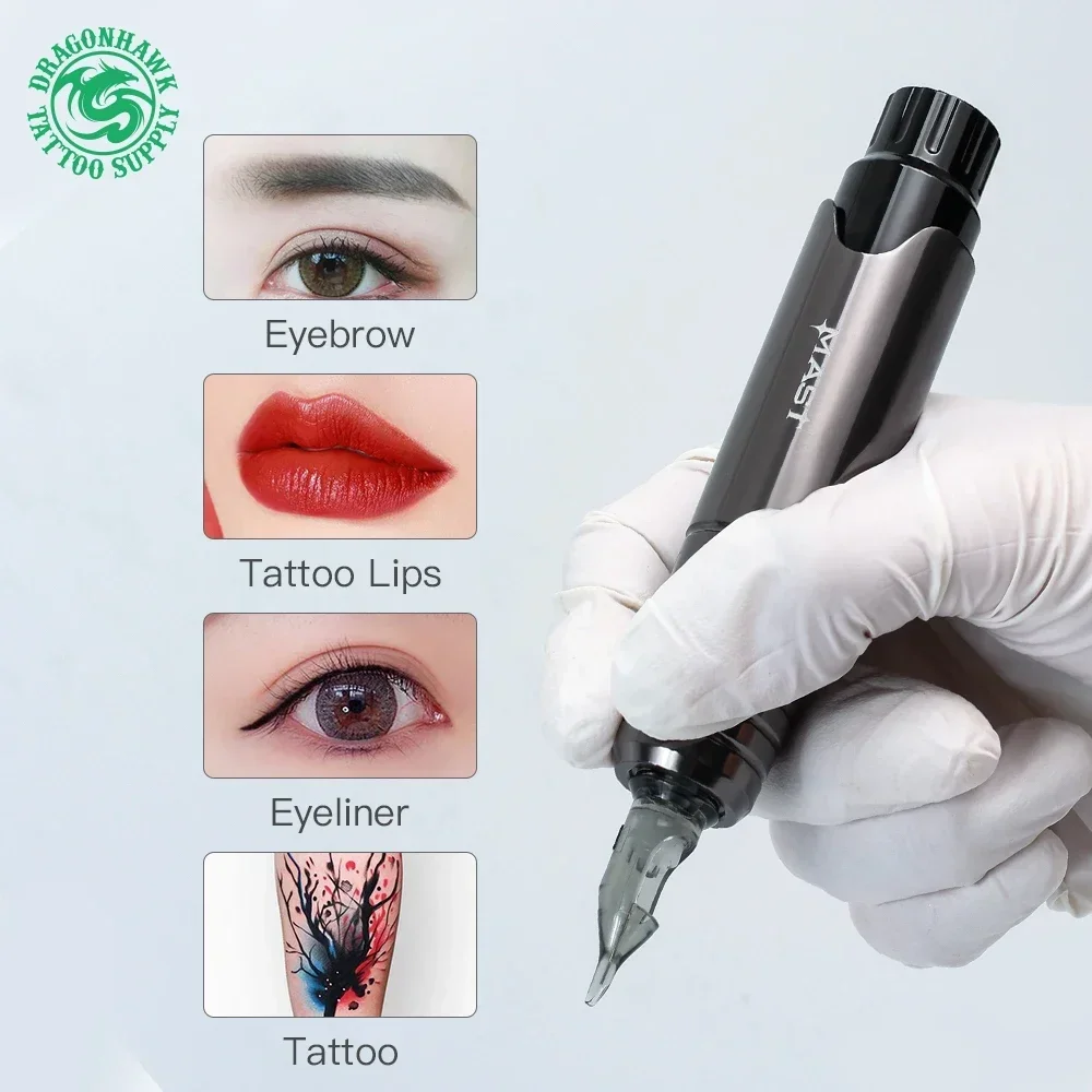 Dragonhawk Mast Tattoo P10 Makeup Permanent Machine Rotary Pen Eyeliner Tools Tattoo Machine Pen Style Accessories For