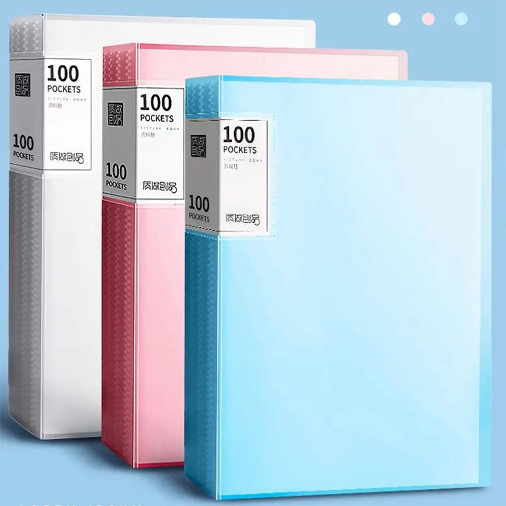 20/30/40/60/100 Pages A4 File Folder Large Capacity Multilayer Test Paper Storage Bag Waterproof Multifunctional