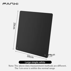 Magnetic Display Board with Stand and Clamp (Large black)
