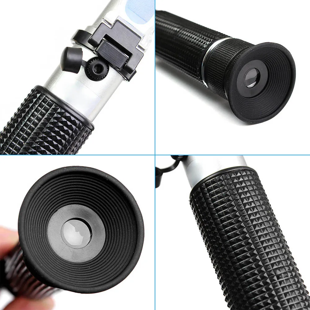 Salinity Meter Refractometer Dual Scale 1.0 to 1.07 S.G. Salt Tester for Drinking Water Aquarium Salt Test Tester Seawater