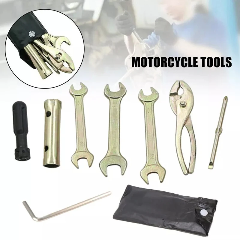Universal Motorcycle Repair Tool Set Screwdriver Sleeve Wrenches Pliers Tool Kit For Honda Suzuki Yamaha