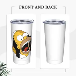Simpsons Cartoon Stainless Steel Vacuum Insulated Tumbler and Mug - 20OZ (7)