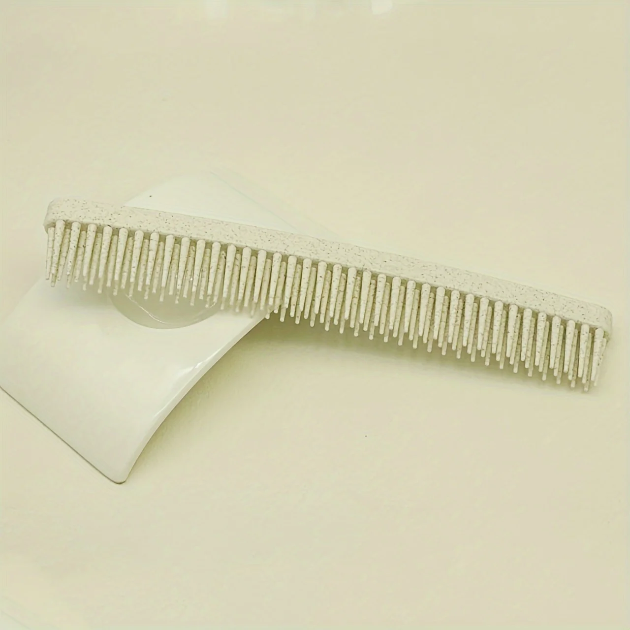 Double layer Fine-Tooth Hair Detangling Smoothing ABS Plastic Handleless Portable Easy to Clean Salon Home Use Durable Stylish