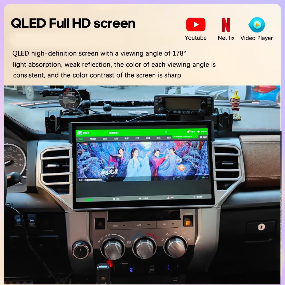Autoradio Android Auto con GPS e Navigazione per Toyota Tundra 2015-2019 - immagine 5