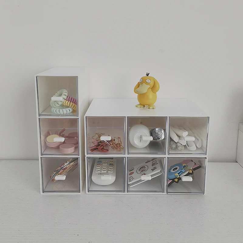 Stackable Drawer Tea Bag Storage Box Kitchen Cabinet Countertop Container for Coffee Tea Sugar