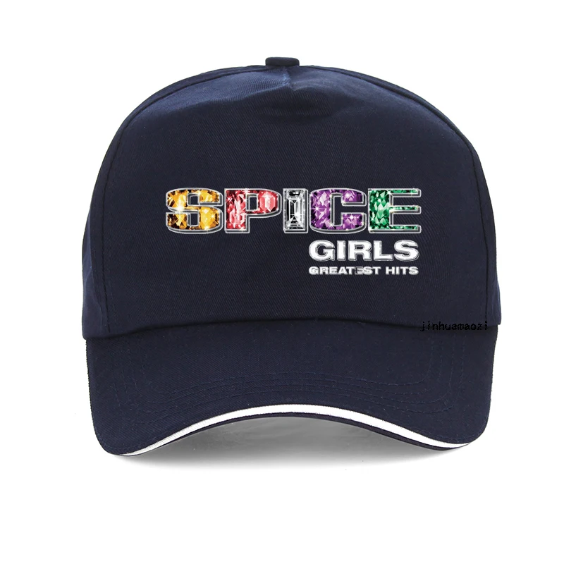 Spice Girls hat  Black Rock Tour Retro Vintage Girl Power Men Baseball Cap Summer Cotton Hip Hop visor Snapback hats 2