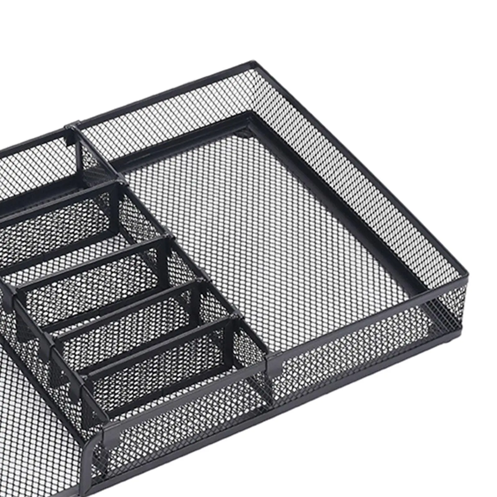 데스크탑 홈 오피스용 메쉬 데스크 정리함, 멀티 컴파트먼트 데스크탑 선반