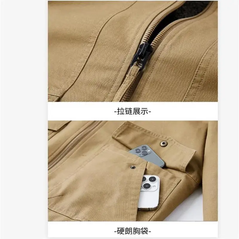 JEEP Spirit New Men's Jacket Casual Fleece-lined 100% Cotton