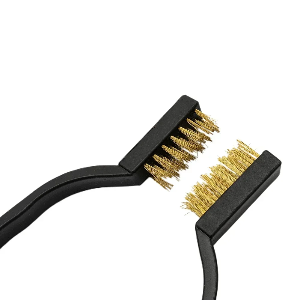 6Pcs/set Cleaning Brush Industrial Toothbrush Mini Copper Steel Wire Brush Stainless Steel Wire Dirt Hard Cleaning Tool